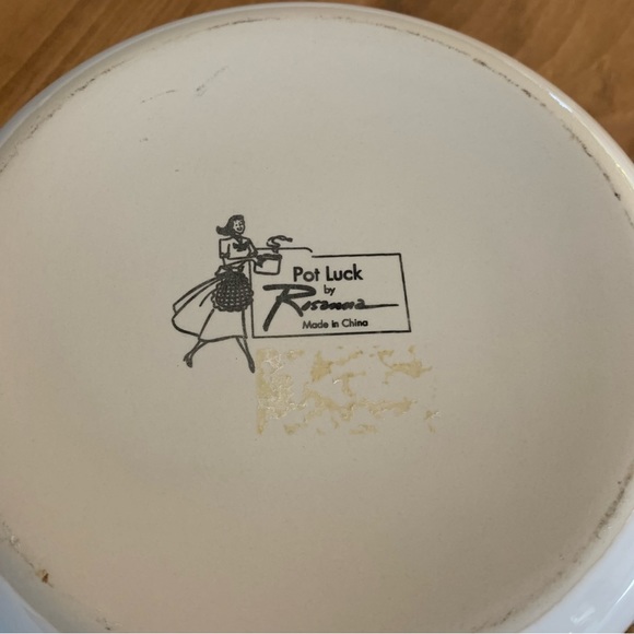 Vintage retro potluck by Rosanna macaroni cheese casserole dish with lid - Picture 15 of 16